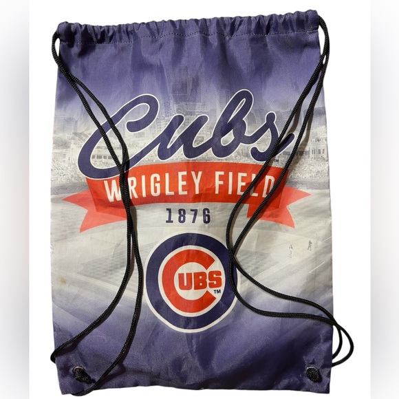 Chicago Cubs Wrigley Field Drawstring Back Sack - Picture 3 of 5